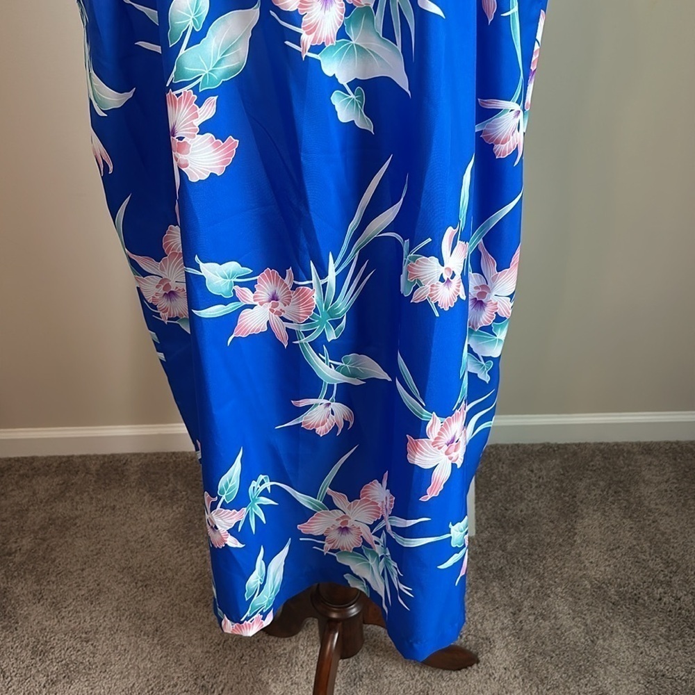 Vintage Kailua Sportswear Hawaiian Sleeveless Floral Dress Size 2XL GUC - Picture 4 of 17